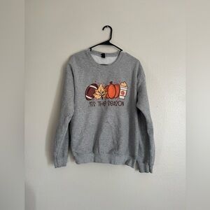 Pumpkin Football Crewneck